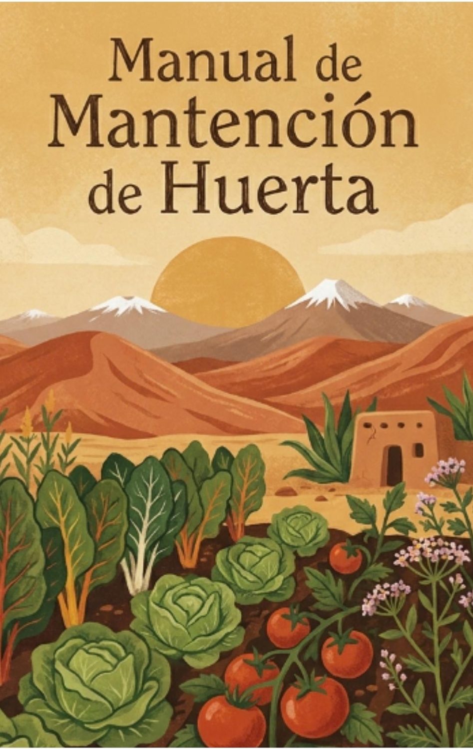 Portada del Manual de Mantención de Huerta