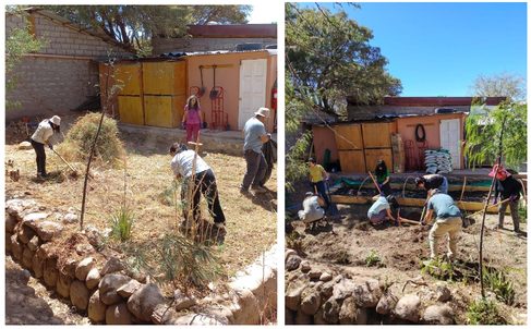 Imagen 1: Limpieza del terreno y espacio de cultivo