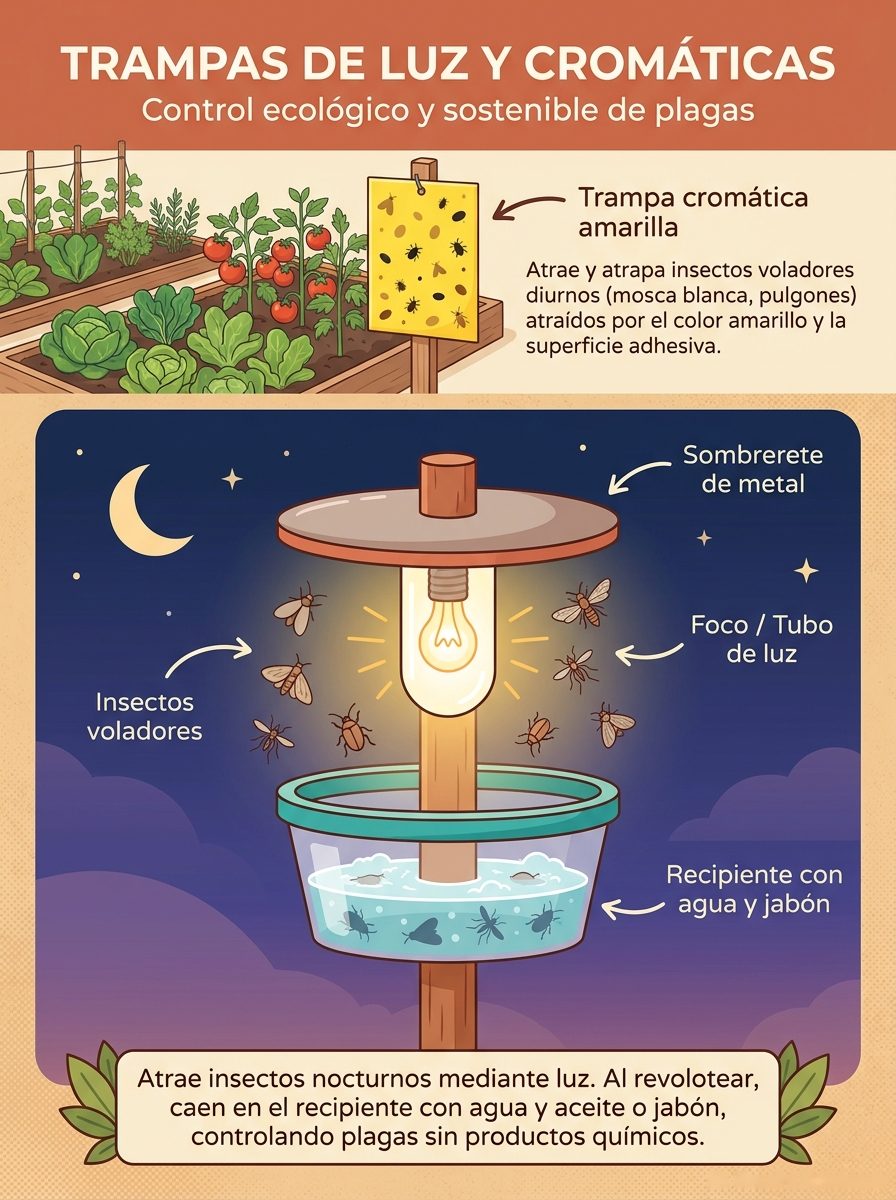 Figura 6: Trampas de luz