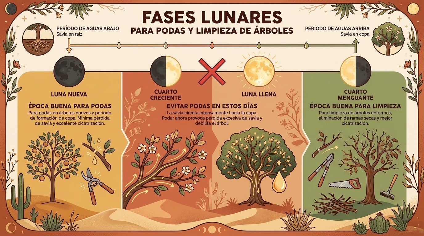 Figura 11: Fases lunares para poda